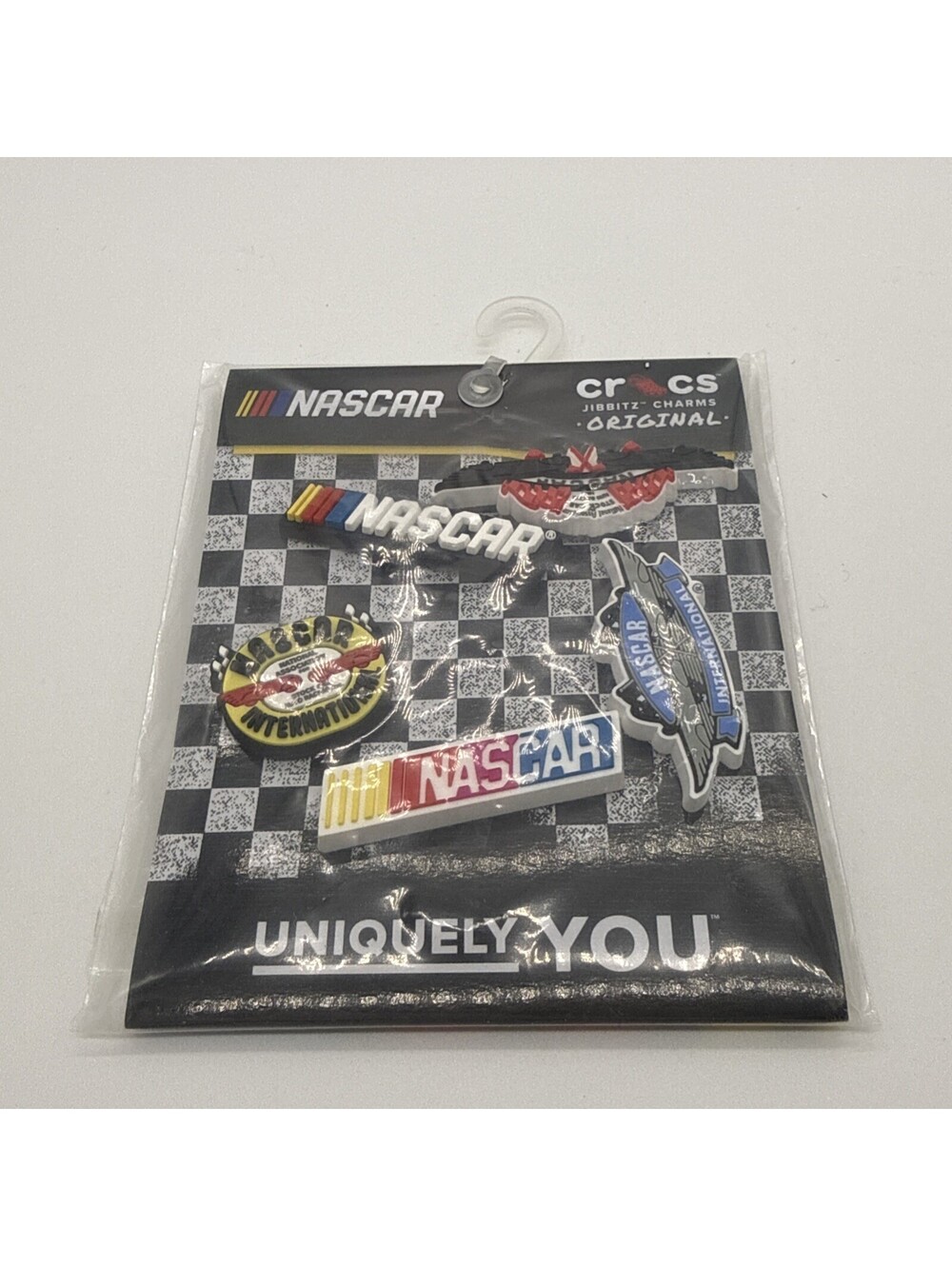 NASCAR Crocs Jibbitz SET Of 5 Original Charms UNIQUELY YOU NWT/SEALED